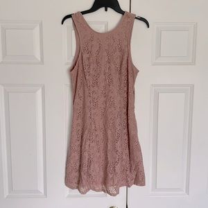 Tie Back Lace Dress